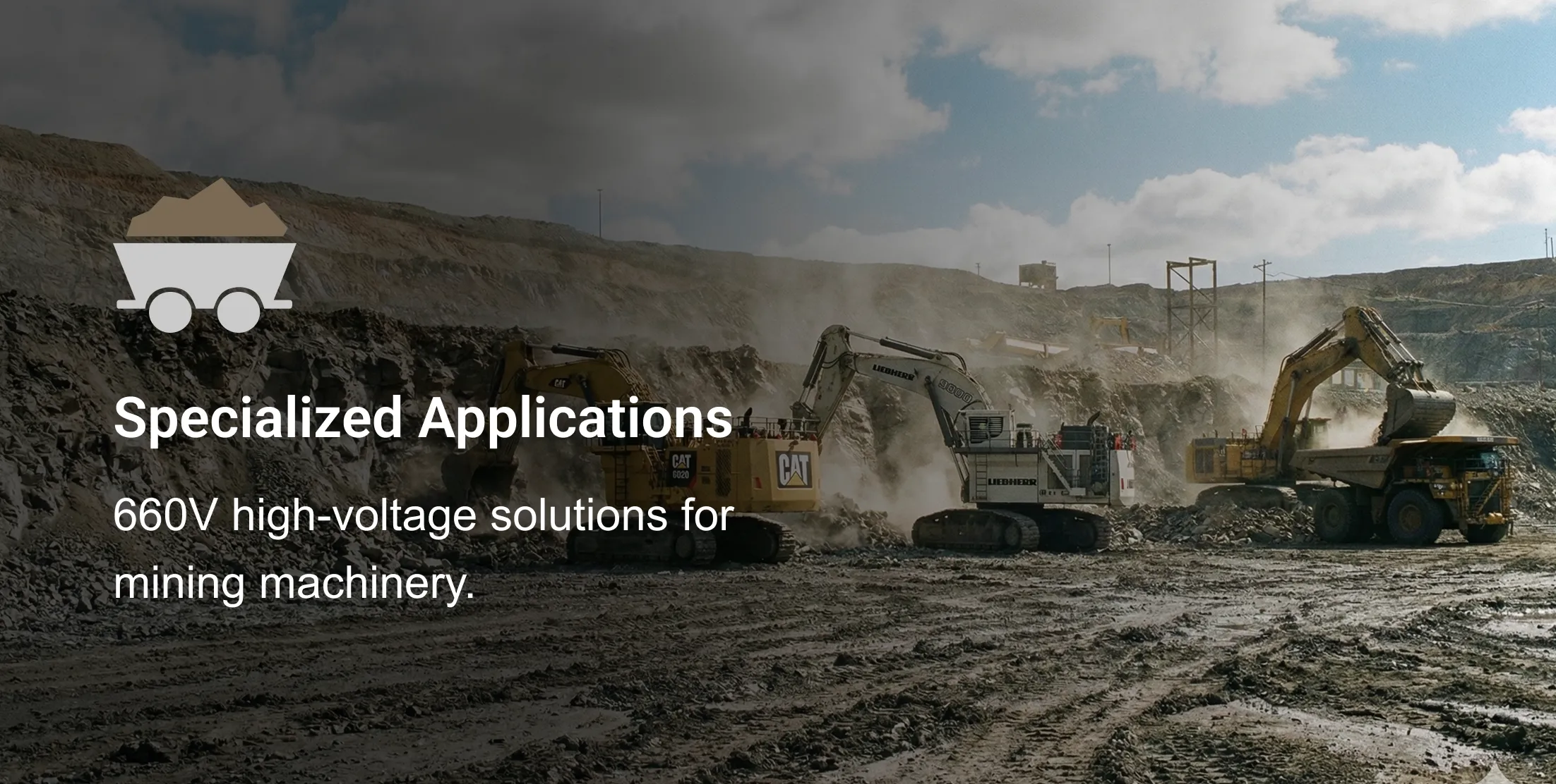 Specialized high-voltage mining applications